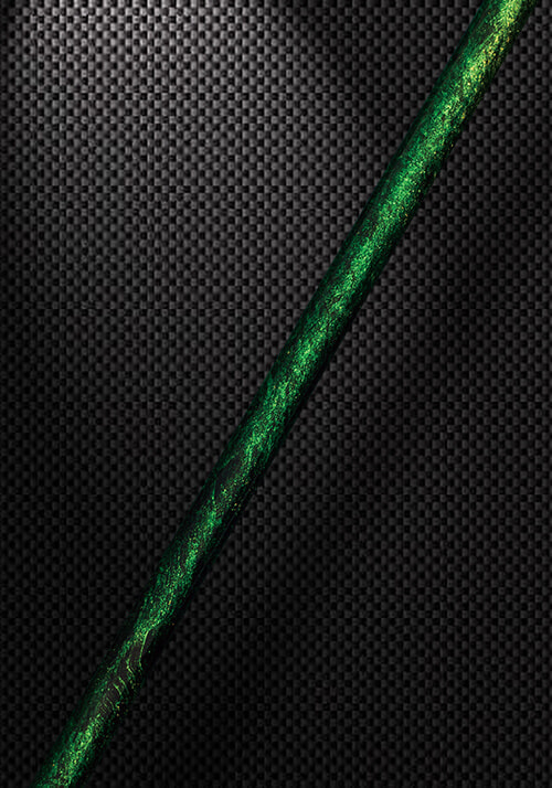 グリーン×ブラックマーブル